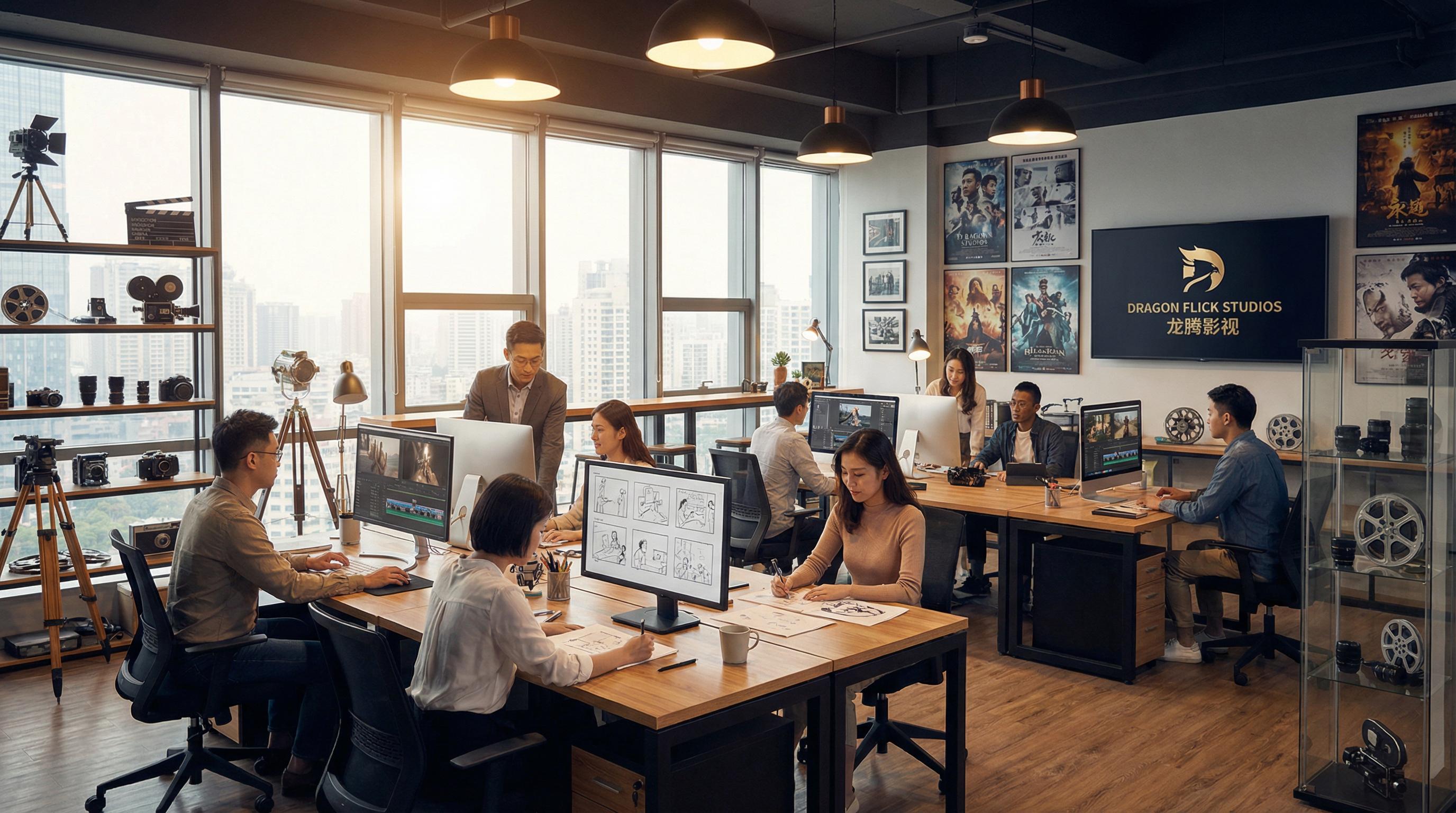 草榴社区影视传媒公司办公室